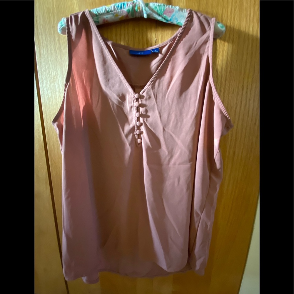 Apt 9 dusty rose/mauve tank